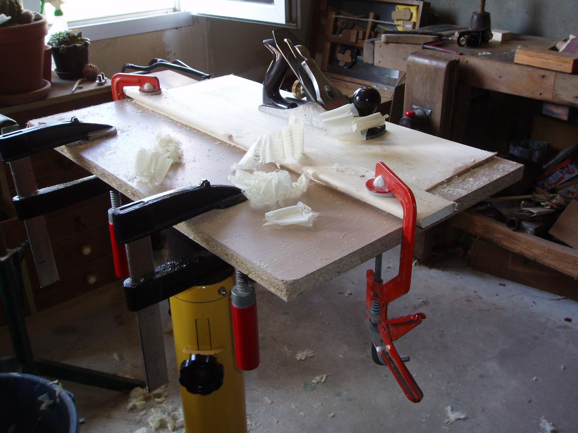 01 mise en epaisseur de la table d armonie